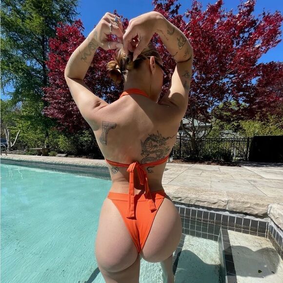 NWT Knight Swimwear Clover Bottom Sunset - Picture 3 of 4